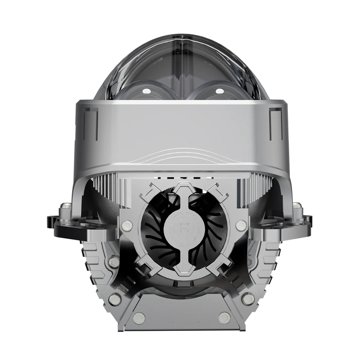 Aozoom X4 Proyectores Lupa Bi Led, Retrofit, Doble Chip, 3in